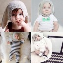 Bonnet d'hiver pour enfants avec oreilles de lapin J1871 1