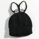 Bonnet d'hiver pour enfants avec oreilles et nœud J3030 5