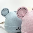 Bonnet d'hiver pour enfants avec oreilles J2470 1