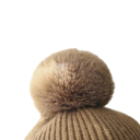 Bonnet d'hiver pour enfants avec pompon Circonférence 43–58 cm 2–8 ans Coton polyester Bonnet chaud avec rabats d'oreilles Bonnet d'hiver 3