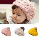Bonnet d'hiver pour enfants avec pompon 1