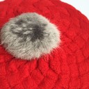 Bonnet d'hiver pour enfants avec pompon 2