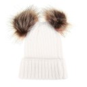 Bonnet d'hiver pour enfants avec pompons 4
