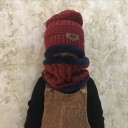 Bonnet d'hiver pour enfants + écharpe gratuite J2870 24
