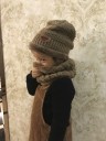 Bonnet d'hiver pour enfants + écharpe gratuite J2870 30
