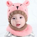 Bonnet d'hiver pour enfants et écharpe A398 2