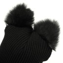 Bonnet d'hiver pour femme avec motif de chat 12