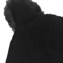 Bonnet d'hiver pour femme avec motif de chat 13