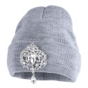Bonnet d'hiver pour femme avec ornement 4