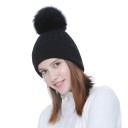 Bonnet d'hiver pour femme avec pompon J3007 11