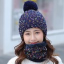 Bonnet d'hiver pour femme et écharpe 6
