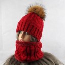 Bonnet d'hiver pour femmes avec col 7