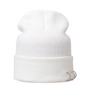 Bonnet d'hiver pour femmes avec des anneaux 5