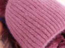 Bonnet d'hiver pour femmes avec pompons A1 2
