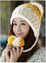Bonnet d'hiver pour femmes en coton de plusieurs couleurs 3