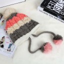 Bonnet d'hiver pour femmes en coton de plusieurs couleurs 8