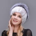 Bonnet d'hiver pour femmes en fourrure A1 7