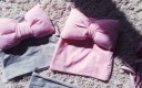 Bonnet d'hiver pour fille avec nœud 2