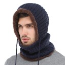Bonnet d'hiver pour homme avec col 1