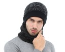 Bonnet d'hiver pour homme + écharpe J2095 2