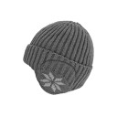 Bonnet d'hiver tricoté avec peluche et protège-oreilles Unisexe bonnet en acrylique pour le vélo Bonnet en laine chaud pour hommes et femmes Doublure renforcée 13