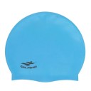 Bonnet de bain en silicone étanche et hautement élastique pour hommes et femmes Équipement de nage Bonnet de piscine avec protection des oreilles Unisexe 4