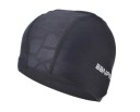 Bonnet de bain sportif en tissu imperméable Bonnet de natation élastique pour hommes et femmes Équipement pour nageurs et plongeurs Bonnet en silicone de piscine avec protection des oreilles Unisexe 1