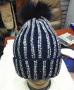 Bonnet de luxe pour femme avec des strass 14