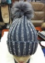 Bonnet de luxe pour femme avec des strass 16