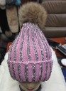 Bonnet de luxe pour femme avec des strass 11