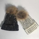 Bonnet de luxe pour femme avec des strass 4