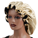 Bonnet de sommeil en satin à double couche unisexe en polyester taille universelle pour femmes et hommes confort protection des cheveux 7