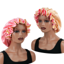 Bonnet de sommeil en satin à double couche unisexe en polyester taille universelle pour femmes et hommes confort protection des cheveux 5