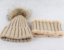 Bonnet en polaire pour enfants avec col J3282 7
