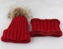 Bonnet en polaire pour enfants avec col J3282 11