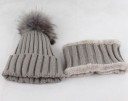 Bonnet en polaire pour enfants avec col J3282 2