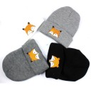 Bonnet en tricot pour enfants avec renard J2459 6