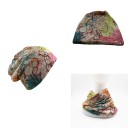 Bonnet et col 2 en 1 pour femmes avec motif J490 2