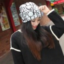Bonnet et col pour femme avec impression 2 en 1 J2319 6