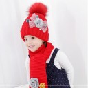 Bonnet et écharpe d'hiver pour enfants A205 2