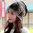 Bonnet Femme avec Imprimé Forestier J492 7