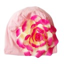 Bonnet fille avec fleur A496 6
