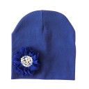 Bonnet fille avec fleur 6