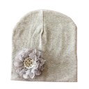 Bonnet fille avec fleur 5