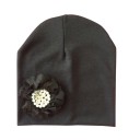 Bonnet fille avec fleur 2