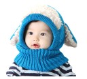 Bonnet pour enfant avec écharpe en forme de chien J856 11