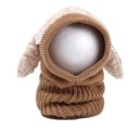 Bonnet pour enfant avec écharpe en forme de chien J856 9