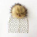 Bonnet pour enfants avec pompon en fourrure 8