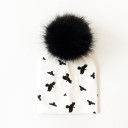 Bonnet pour enfants avec pompon en fourrure Stacey 15