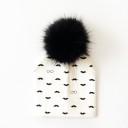 Bonnet pour enfants avec pompon en fourrure Stacey 16